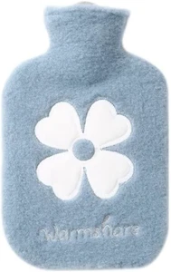 Hot Water Bottle with Cover, 500ML Small,Wearable,Mini, Great Gift for Women, & - Picture 1 of 8