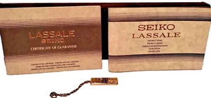 Seiko Collection LASSALE WATCH GARANTIE BOOKLET - GARANTIE - 80er Jahre - NEU - Bild 1 von 11