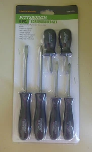 Pittsburgh 6 pc Screwdriver Set w/ magnetic tips - Picture 1 of 1