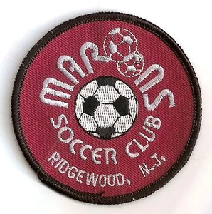 Maroons Soccer Club - Ridgewood NJ New Jersey - Fußball bestickter Aufnäher - Bild 1 von 2