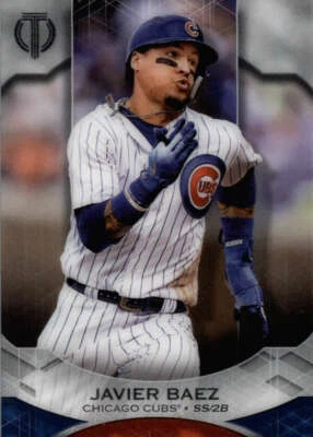 2019 Topps Tribute #38 Javier Baez Chicago Cubs - Image 1 of 2