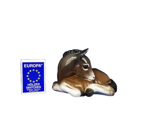 ROSENTHAL Potro Reclinado 1886 Arthur Klingler Mini Figura 7,2 cm - Imagen 1 de 9