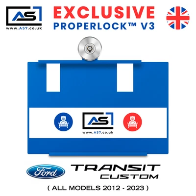 AS7 Pedal Block Ford Transit Custom MK1 Guardia Seguridad Antirrobo Van 2012-2023 Foto 1 de 4