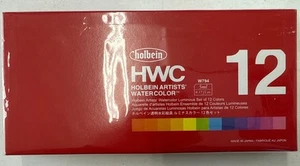 Holbein HWC Artists Watercolor Set, 12pk - Picture 1 of 1