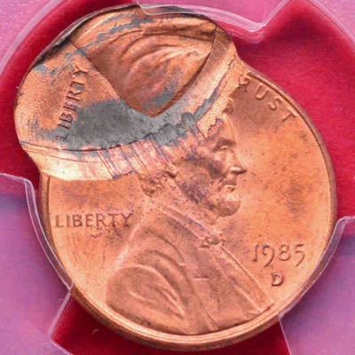 1985-D DOUBLE STRUCK ERROR LINCOLN MEMORIAL CENT! PCGS MS-65 RD - Image 1 of 3