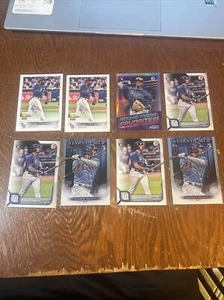 Lotto RC Wander Franco Rookie Card 2022 (8 carte) Topps Bowman Stars MLB ROY Fav - Foto 1 di 14