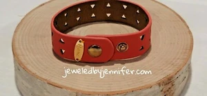 Plunder Design Armband "Exclusive Leather" - Rosa/Koralle/Hellrot - Bild 1 von 2