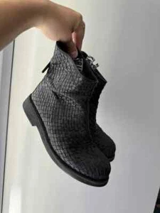 Dirk Bikkembergs - Bota de montar de cuero con cinturón talla para mujer / EE. UU. 6 / IT 36 - Imagen 1 de 13