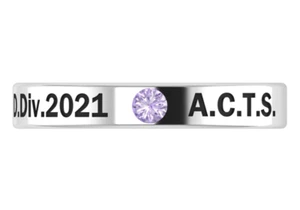 Personalized Graduation Best Class Ring Traditional College Ring Band For Women - Picture 1 of 9