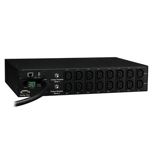 PDU conmutada Tripp Lite 208/240 V 2U alimentación de montaje en rack (PDUMH30HVNET) - Imagen 1 de 4