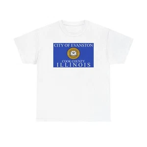 Camiseta Flag of Evanston Illinois 2015-2024 (Estados Unidos) - Imagen 1 de 49