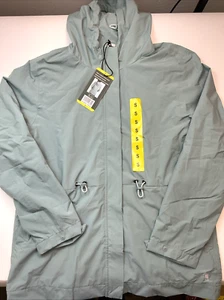GH Bass & Co Women's Anorak Water Resistant Jacket w/Zippered Pockets, Blue, S - Picture 1 of 8