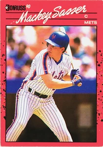 1990 - Donruss -- MACKEY SASSER -- Card # 471 -- New York Mets - Picture 1 of 2