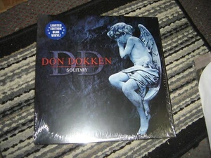 Don Dokken - Solitary 2019 Blue Vinyl LP SW M-/M- - Picture 1 of 2