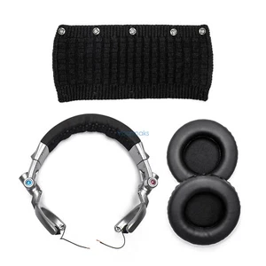 Ear Pads For Technics DH1200-1250 DIY Headphone Repair Kit Wool Headband Cushion - Zdjęcie 1 z 10