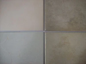 Azulejo de melocotón rosa Wheatland pepita polvo fiebre del oro 12" Daltile poco común descontinuado - Imagen 1 de 7