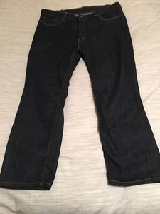 Levis 541 Dark Wash Yellow Pocket Stitching Heavy Denim Circle R Neu ohne Etikett 40x30 - Bild 1 von 12