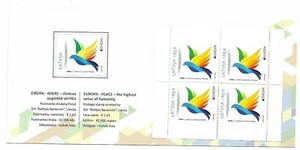 Lettland Lettland Lettonie 2023 CEPT Europa, Peace Booklet MNH - Bild 1 von 2