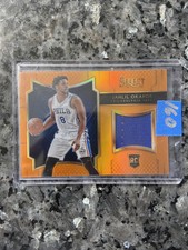 2015-16 Panini Select Swatches Orange Prizm /60 Jahlil Okafor #1 Rookie RC