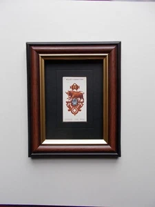 ZIGARETTENKARTE VON WILL'S - TAURUS STERNSCHILD GERAHMT - Bild 1 von 2
