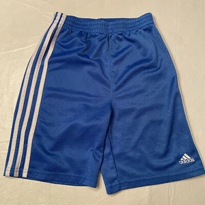 Adidas Boys Blue Athletic Shorts- Size 7X - Picture 1 of 4