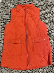 Girls Lightweight Puffer Vest Stand Collar Zip Quilted Sleeveless gilet W/pocket - Picture 1 of 3