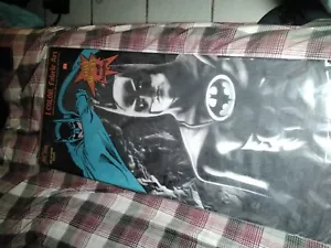 Vintage 1989 Nikry Batman Film Tessuto Arte Appeso a Parete Michael Keaton - Foto 1 di 4