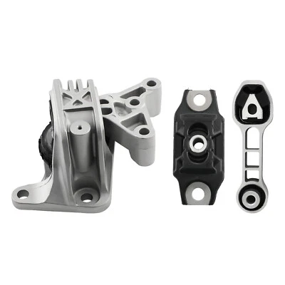 3pcs Engine Motor & Trans Mount Kit For Fiat 500 L4 1.4L 12-18 68073217AC/ AD - Image 1 of 4