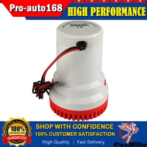 2000GPH 12V Electric Bilge Pump For Boat Marine Submersible Sump Water Transfer - Picture 1 of 15