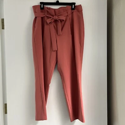 Pantalones de vestir Liz Claiborne Career Emma clásicos color rosa/rosa talla 14 Foto 1 de 4