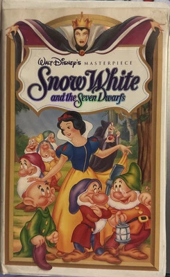 Walt Disney Snow White and the Seven Dwarfs VHS Clam Shell Case Vintage Classic - Image 1 of 2