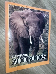 ZOOBOOKS Magazine 1986 ELEPHANTS Wildlife Education - Picture 1 of 2