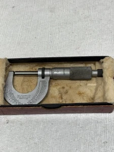 STARRETT 230 0-1" Outside Micrometer, Ratchet Lock W/box - Picture 1 of 6