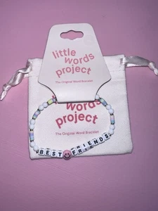 Little Words Project “BEST FRIENDS” Beaded Bracelet NWT - Picture 1 of 2