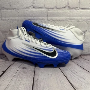 Nike Zoom Air Vapor Pro Football Cleats White Blue FB3298-101 Men’s Size 9 NEW - Picture 1 of 10