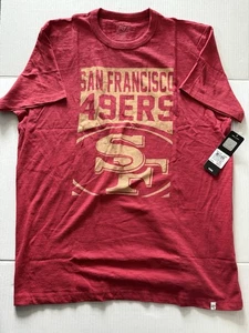 San Francisco 49ers ‘47 Brand Men’s NFL Retro Red T-Shirt - Medium NWT - Picture 1 of 3