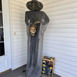Fitco 6ft Animated Headless Skeleton Halloween Prop Life Size Sound Light Up Eye - Picture 1 of 23