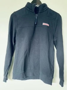 Vineyard Vines Boys Blue Quarter-Zip Size 16 Large - Picture 1 of 2