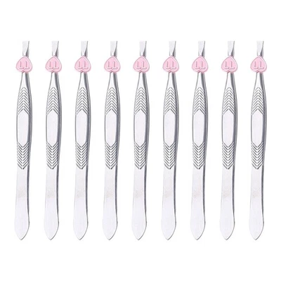  12 PCS Eyebrow Plucker Pluckers for Women Flat Tip Tweezers Clip - Image 1 of 4
