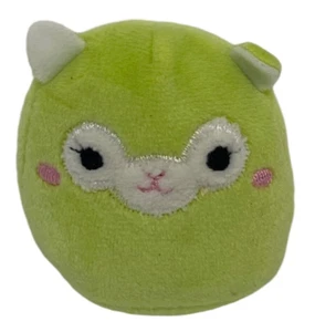 🐞 Squishmallows Squishville 2" Pastel Squad Green Llama Jim Plush Toy EUC - A0 - Picture 1 of 3