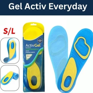 NEU Scholl Gel Activ Everyday Shock Absorption Einlegesohlen Herren (UK8-13) Damen (UK4-8) - Bild 1 von 14