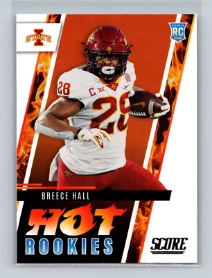 2022 Score Breece Hall Hot Rookies RC Jets - Image 1 of 2