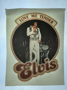 Camiseta De Colección 1977 Elvis Presley Love Me Tender Transferencia de Calor Serigrafía - Imagen 1 de 5