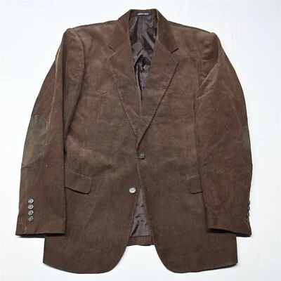 Blazer Panhandle Slim 44L Marrón Pana Yugo Occidental Abrigo Deportivo Traje Chaqueta Foto 1 de 4