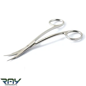 Sutura quirúrgica de corte de tejido dental Goldman zorro tijera doble curva Goldman - Imagen 1 de 2