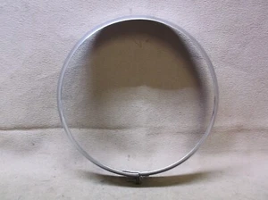 VINTAGE #1 CHROME HEADLIGHT TRIM RING BEZEL FORD GM CHRYSLER CHEVY OLDS PONTIAC - Picture 1 of 12