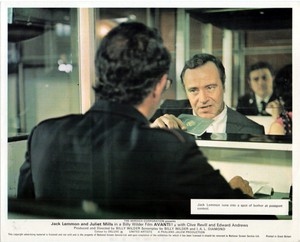 AVANTI 1972  Lemmon, Juliet Mills - Billy Wilder UK 10x8 LOBBY SET
