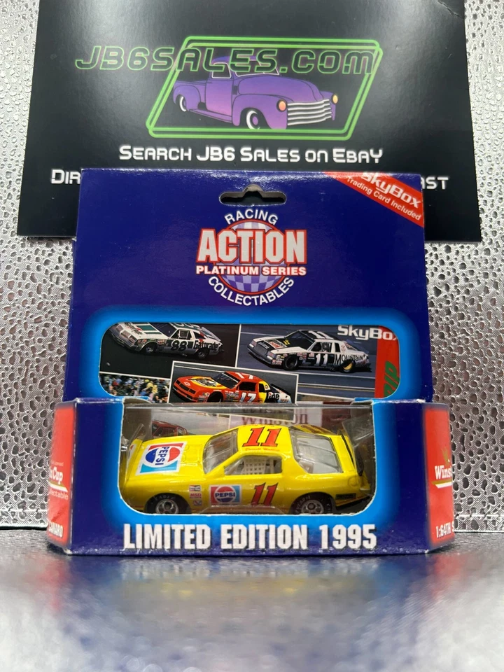Darrell Waltrip #11 Pepsi ASA Camaro NASCAR Diecast 1:64 Action Platinum 1995 - Image 1 of 3