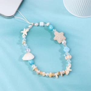 Starfish Shells Sweet Bag Hangings Cute Mobile Charm Ocean Series Phone Chain - Zdjęcie 1 z 12