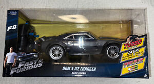 Fast & Furious Dom's Ice Charger F8 Jada Remote Control Car 1:16 Turbo Boost 2.4